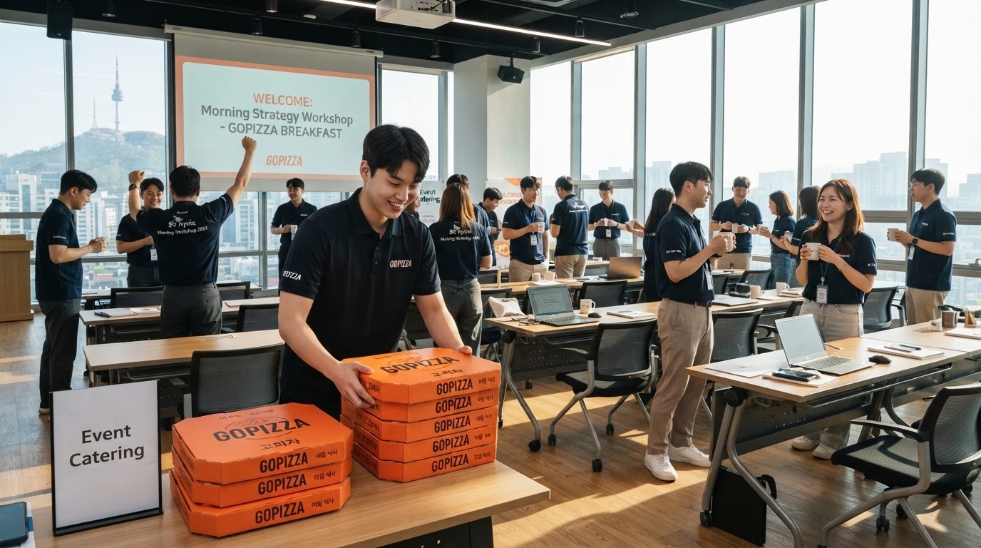 아침 워크숍 간식